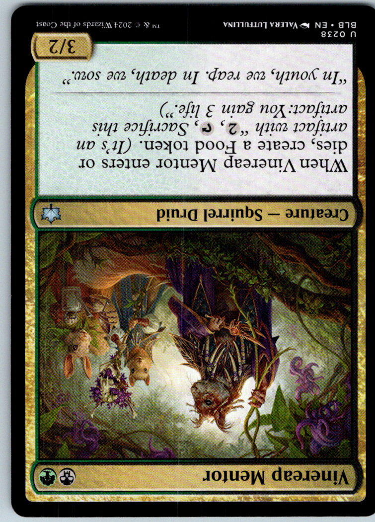 Vinereap Mentor 238 Uncommon Bloomburrow Magic: The Gathering Near Mint