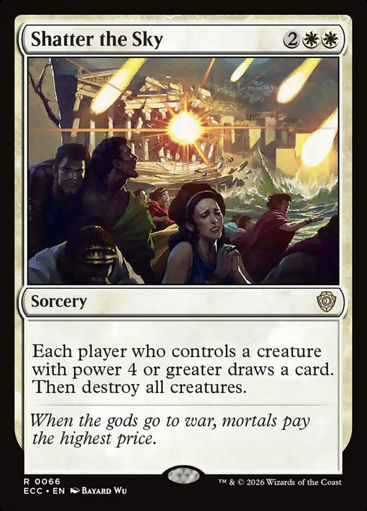 Shatter the Sky 66 Rare Commander: Lorwyn Eclipsed Magic: The Gathering NM