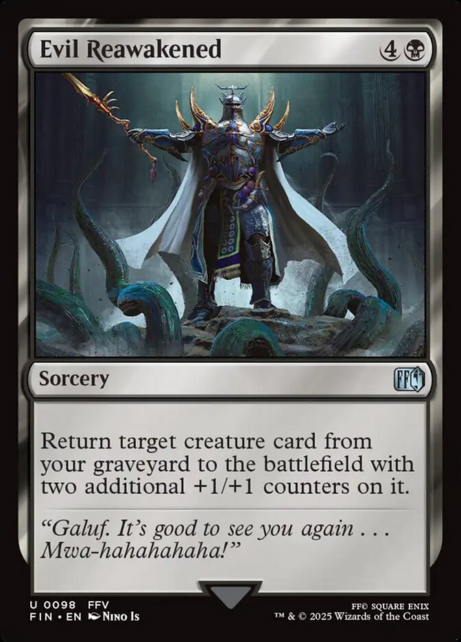 Evil Reawakened 98 Uncommon Final Fantasy Magic: The Gathering Near Mint