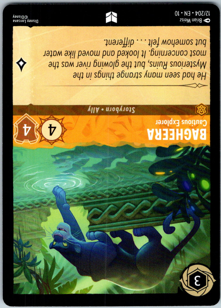 Bagheera - Cautious Explorer 12/204 Uncommon Whispers in the Well Lorcana NM
