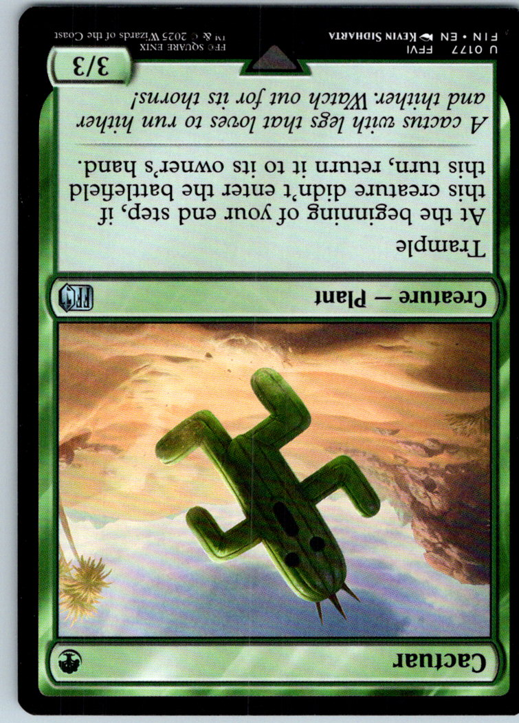 Cactuar 177 Uncommon FINAL FANTASY Magic: The Gathering Near Mint
