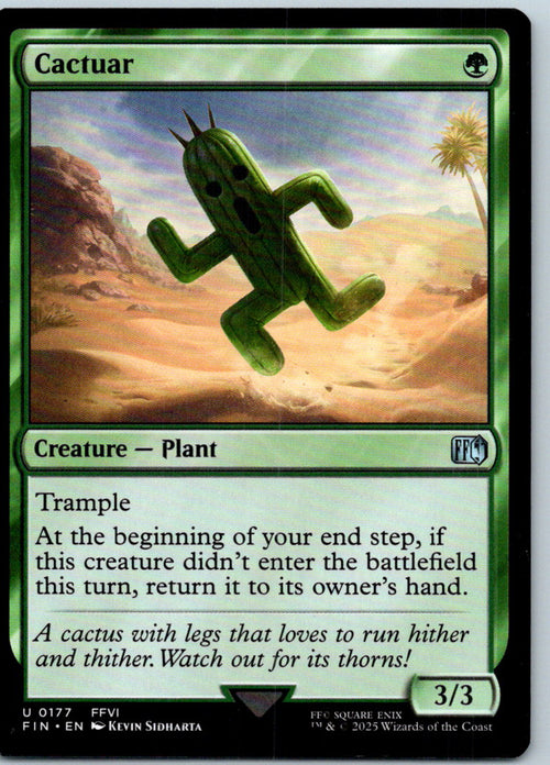 Cactuar 177 Uncommon FINAL FANTASY Magic: The Gathering Near Mint