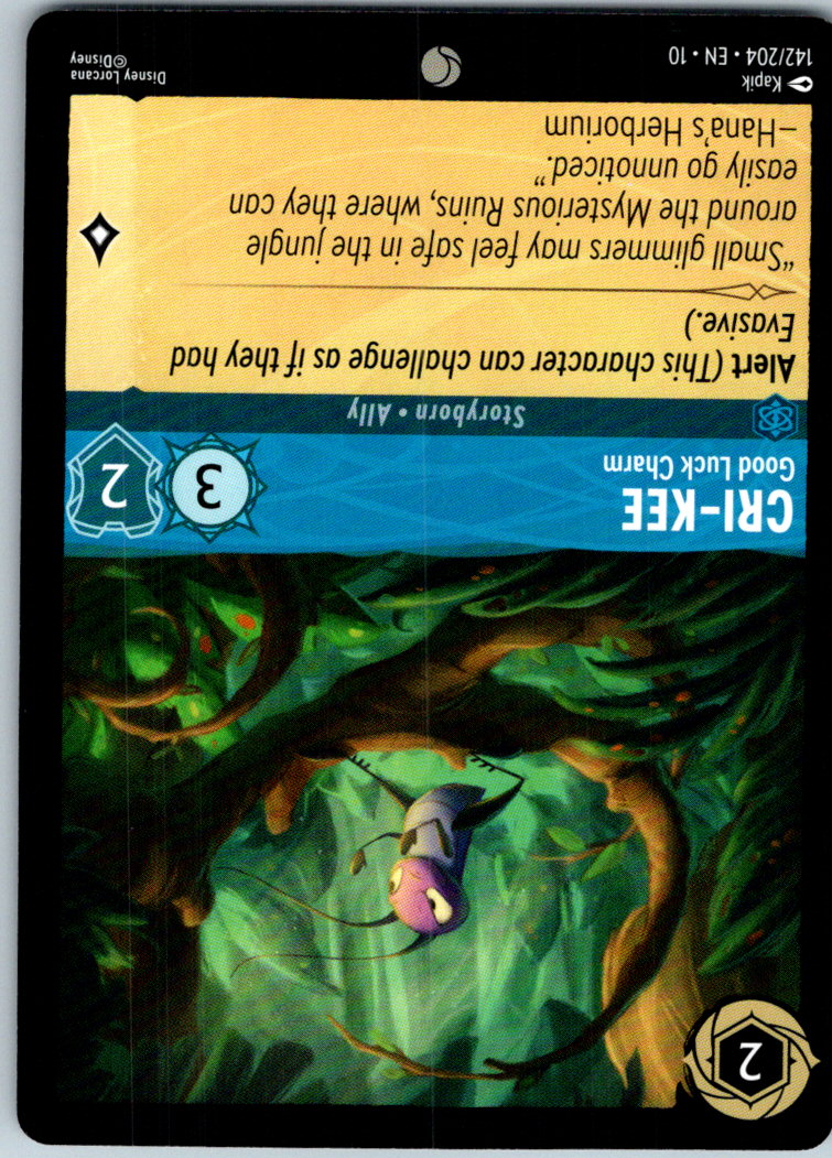 Cri-Kee - Good Luck Charm 142/204 Common Whispers in the Well Lorcana Near Mint