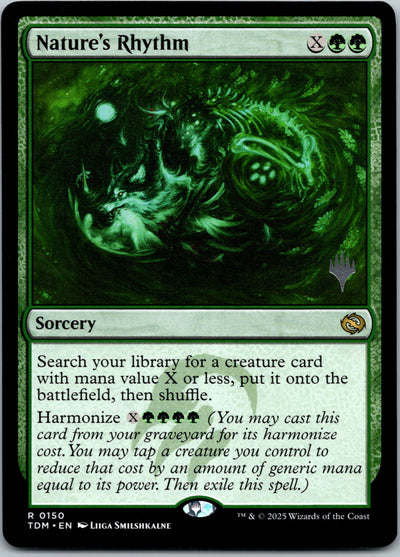 Nature's Rhythm 150 Rare Tarkir: Dragonstorm Magic: The Gathering Foil Near Mint