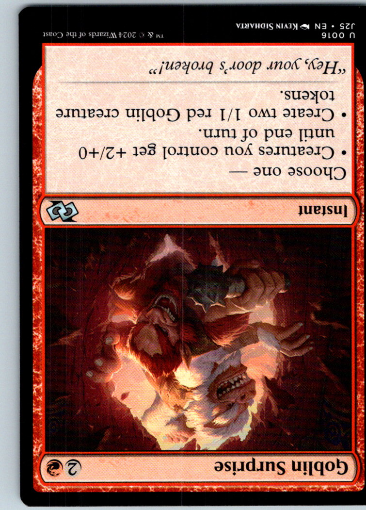 Goblin Surprise 16 Uncommon Foundations Jumpstart Magic: The Gathering Near Mint