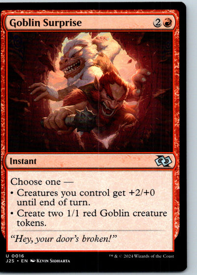 Goblin Surprise 16 Uncommon Foundations Jumpstart Magic: The Gathering Near Mint