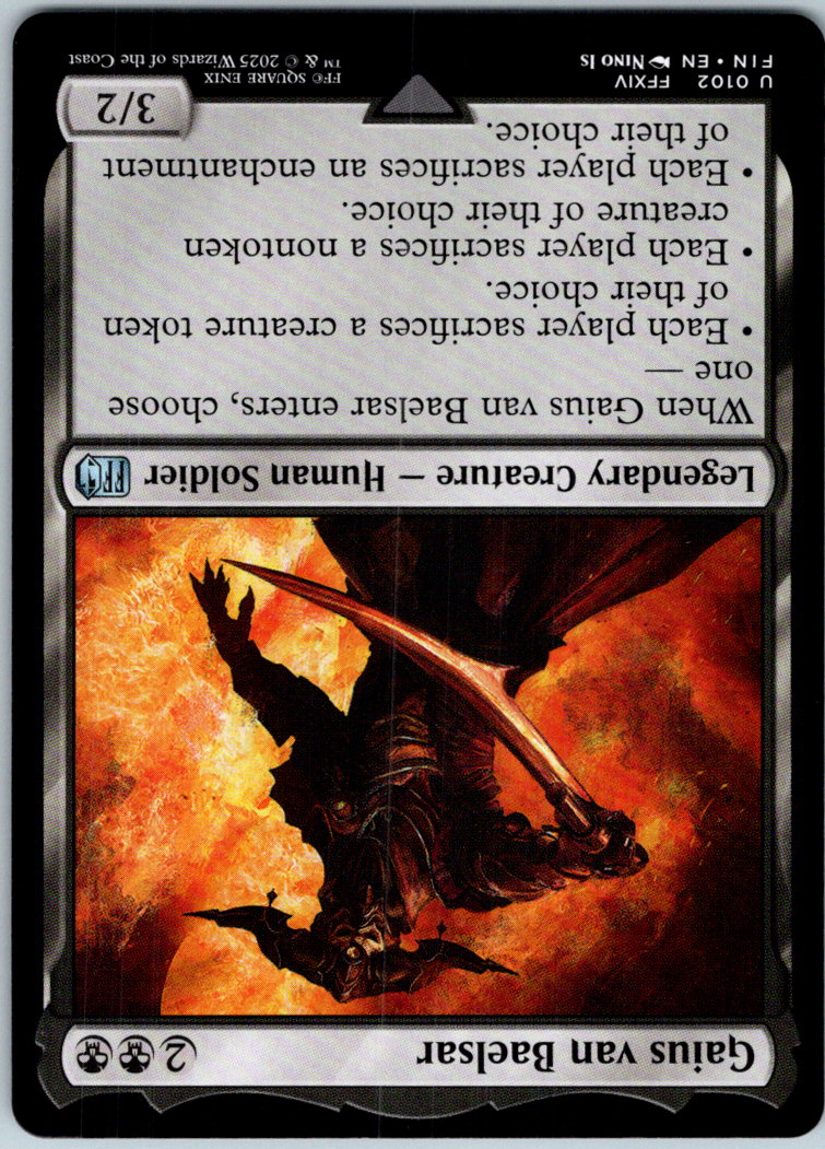 Gaius van Baelsar 102 Uncommon FINAL FANTASY Magic: The Gathering Near Mint
