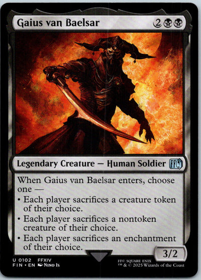 Gaius van Baelsar 102 Uncommon FINAL FANTASY Magic: The Gathering Near Mint