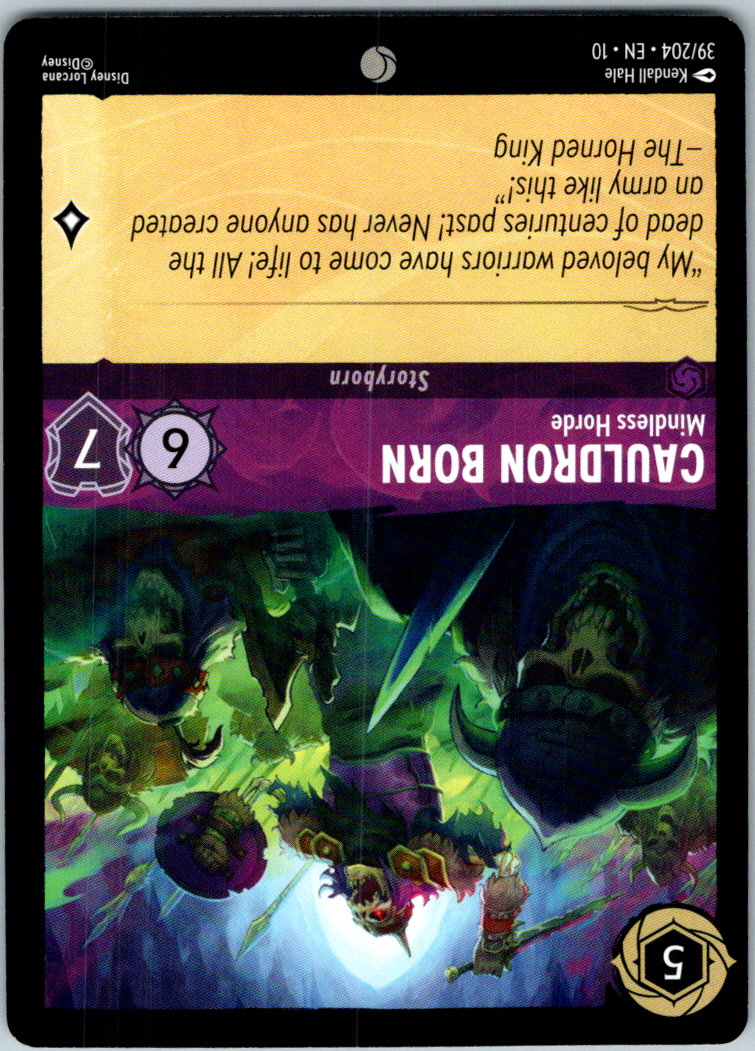 Cauldron Born - Mindless Horde 39/204 Common Whispers in the Well Lorcana NM