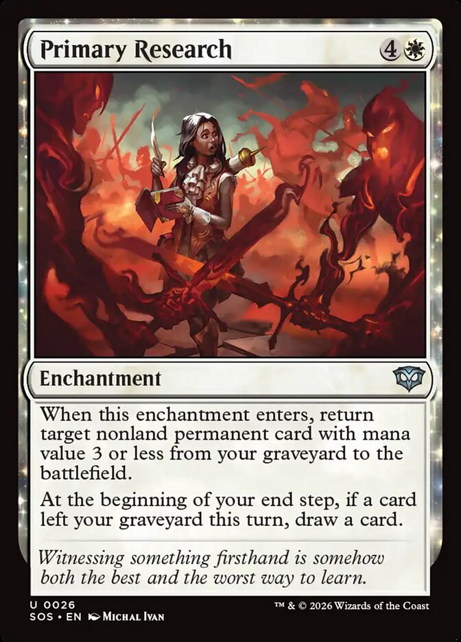 Primary Research 26 Uncommon Secrets of Strixhaven Magic: The Gathering NM