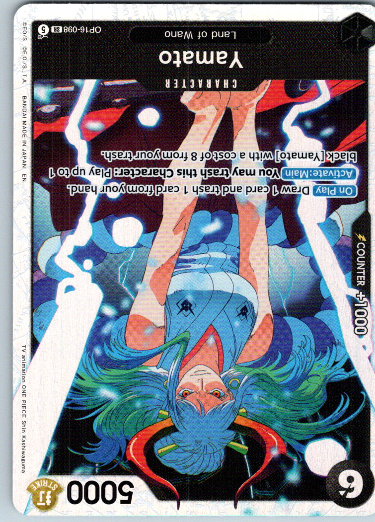 Yamato (098) OP16-098 Super Rare The Time of Battle One Piece Foil Near Mint