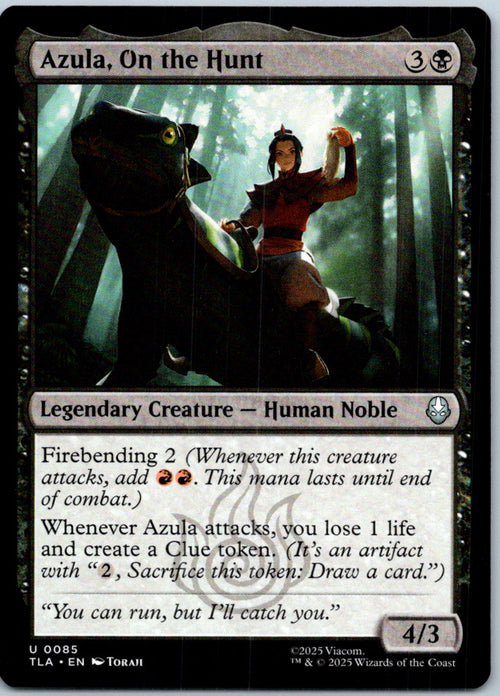 Azula, On the Hunt 85 Avatar: The Last Airbender Magic: The Gathering NM
