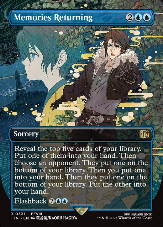 Memories Returning (Borderless) 331 FINAL FANTASY Magic: The Gathering Foil NM