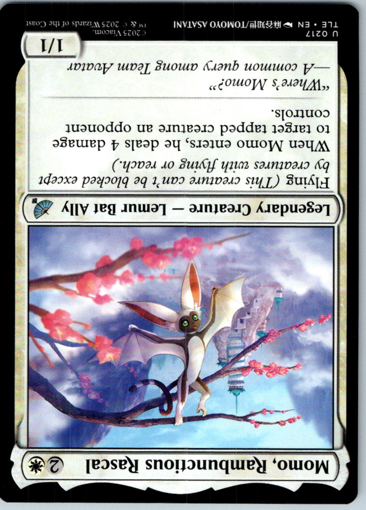 Momo, Rambunctious Rascal Avatar: The Last Airbender:  Magic: The Gathering NM