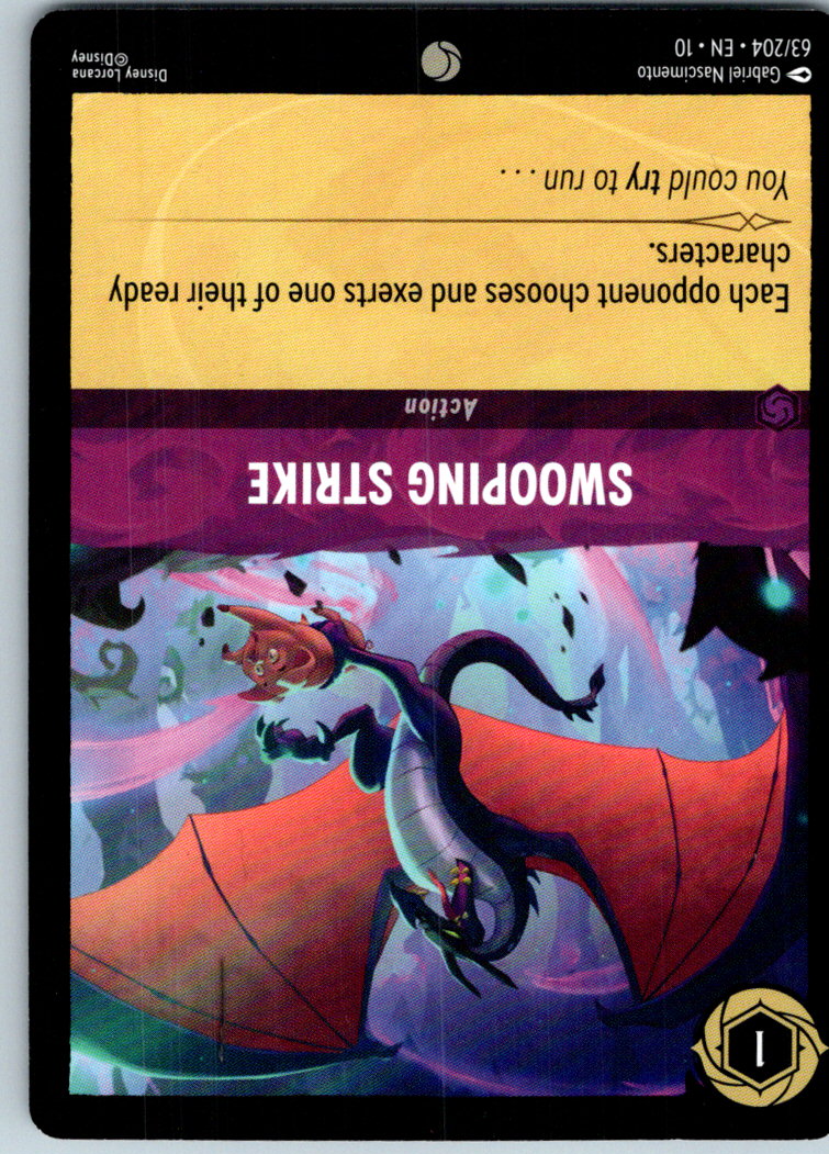 Swooping Strike 63/204 Common Whispers in the Well Lorcana Near Mint
