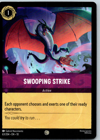 Swooping Strike 63/204 Common Whispers in the Well Lorcana Near Mint