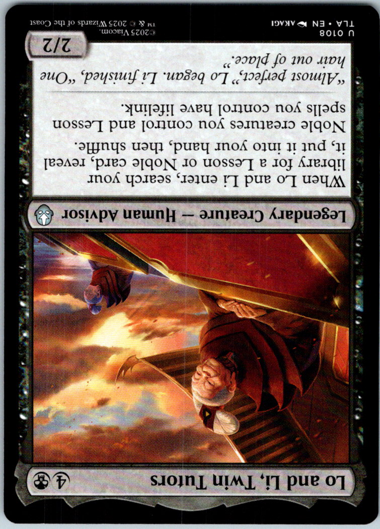 Lo and Li, Twin Tutors 108 Avatar: The Last Airbender Magic: The Gathering NM