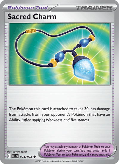 Sacred Charm 093/094 Uncommon Phantasmal Flames Pokemon Near Mint