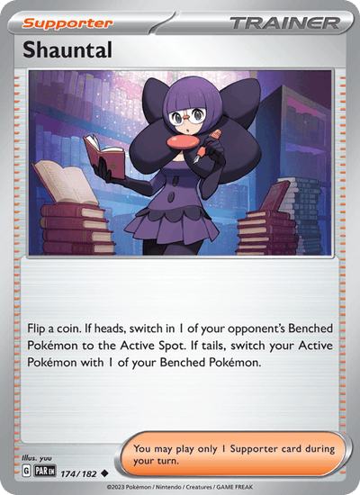 Shauntal 174/182 Uncommon Paradox Rift Pokemon Near Mint