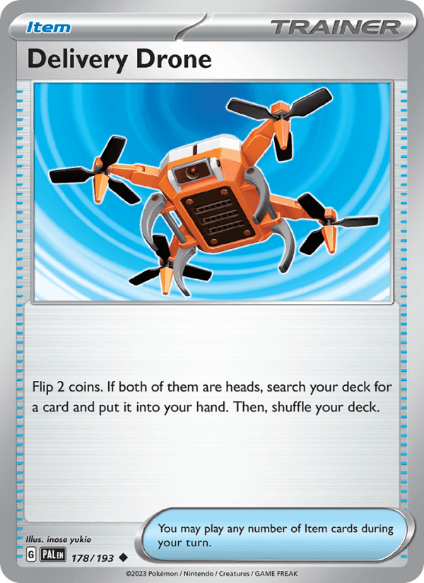 Delivery Drone 178/193 Uncommon Paldea Evolved Pokemon Near Mint