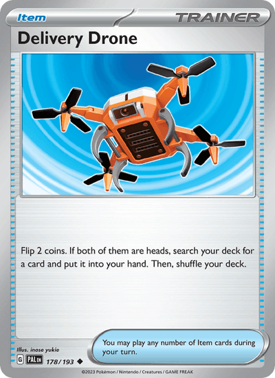 Delivery Drone 178/193 Uncommon Paldea Evolved Pokemon Near Mint