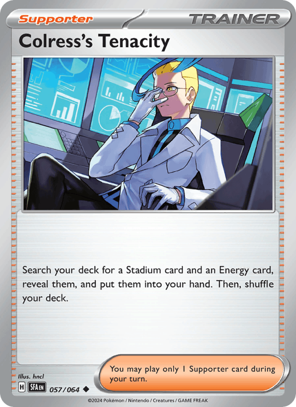 Colress's Tenacity 057/064 Uncommon Shrouded Fable Pokemon Near Mint