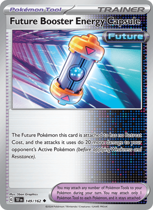 Future Booster Energy Capsule 149/162 Uncommon Temporal Forces Pokemon NM