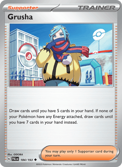 Grusha 184/193 Uncommon Paldea Evolved Pokemon Near Mint