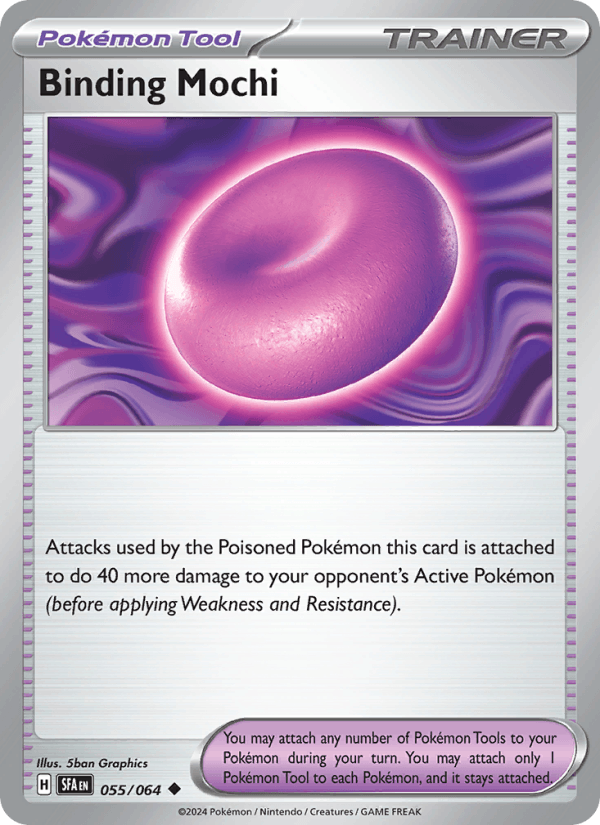 Binding Mochi 055/064 Uncommon Shrouded Fable Pokemon Near Mint