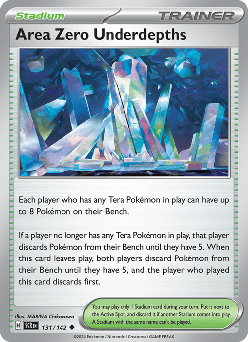 Area Zero Underdepths 131/142 Uncommon Stellar Crown Pokemon Near Mint