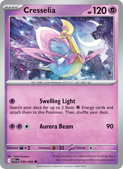 Cresselia 039/094 Uncommon Phantasmal Flames Pokemon Near Mint