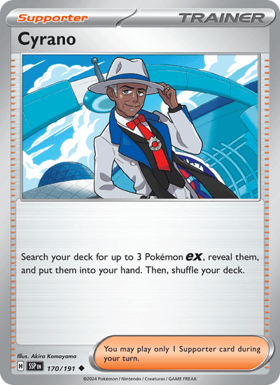 Cyrano 170/191 Uncommon Surging Sparks Pokemon Near Mint