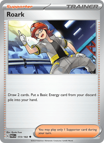 Roark 173/182 Uncommon Paradox Rift Pokemon Near Mint