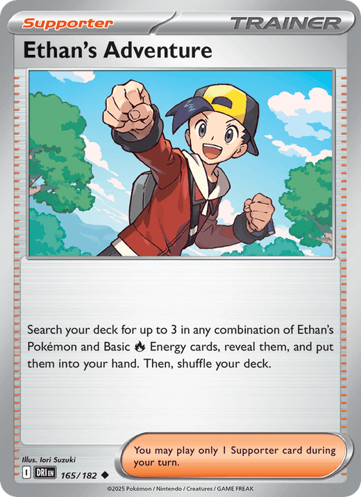 Ethan's Adventure 165/182 Uncommon Destined Rivals Pokemon Near Mint