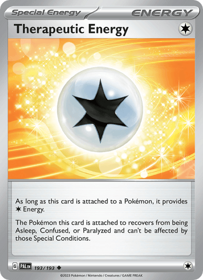 Therapeutic Energy 193/193 Uncommon Paldea Evolved Pokemon Near Mint