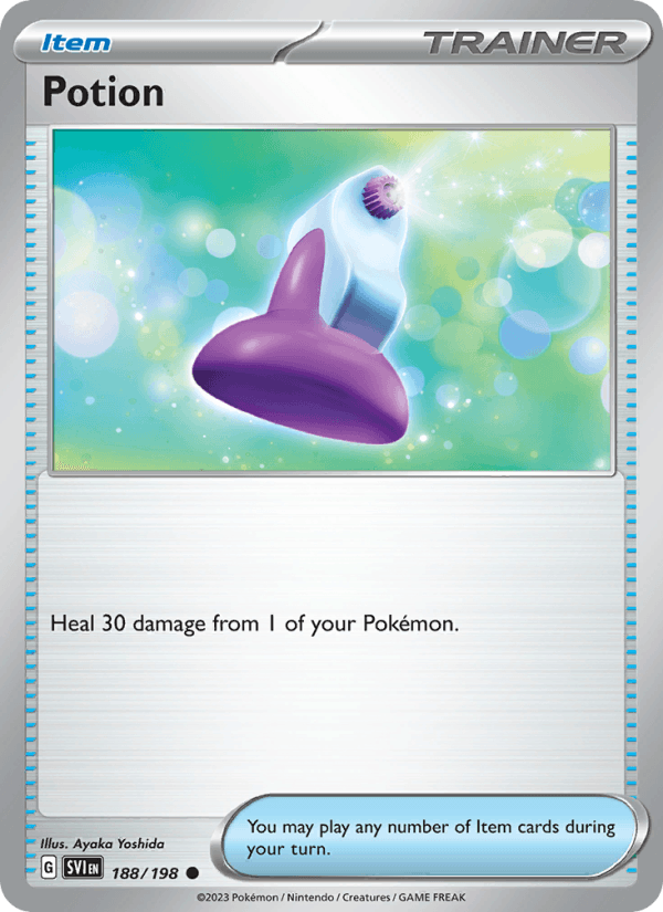 Potion 188/198 Common Scarlet & Violet Pokemon Near Mint