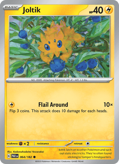Joltik 064/182 Common Paradox Rift Pokemon Near Mint