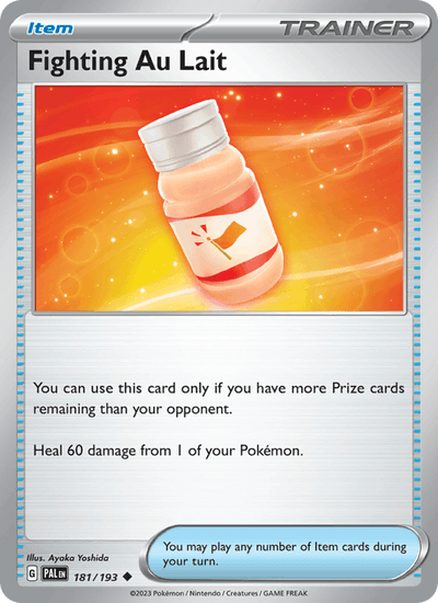 Fighting Au Lait 181/193 Uncommon Paldea Evolved Pokemon Near Mint
