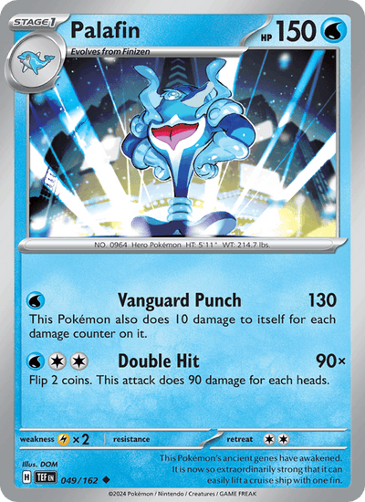 Palafin 049/162 Uncommon Temporal Forces Pokemon Near Mint