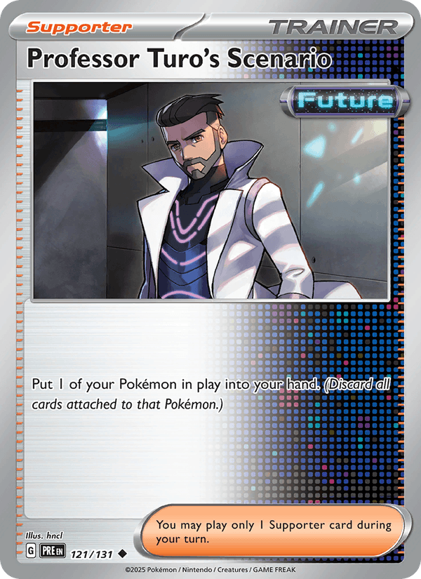 Professor Turo's Scenario 121/131 Uncommon SV: Prismatic Evolutions Pokemon NM