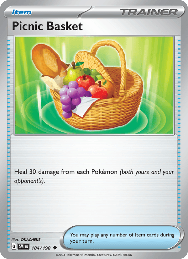 Picnic Basket 184/198 Uncommon Scarlet & Violet Pokemon Near Mint
