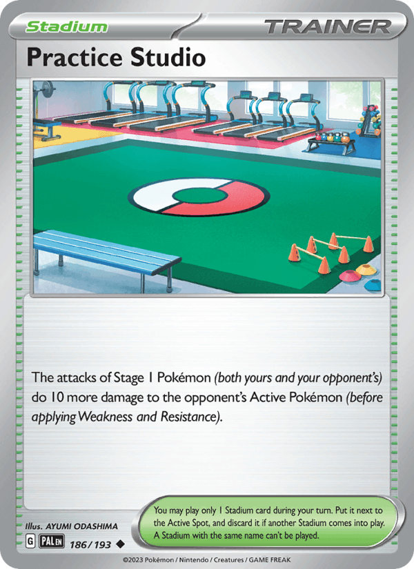 Practice Studio 186/193 Uncommon Paldea Evolved Pokemon Near Mint