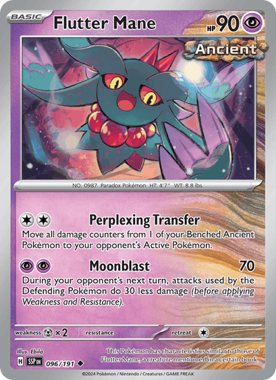 Flutter Mane 096/191 Uncommon Surging Sparks Pokemon Near Mint