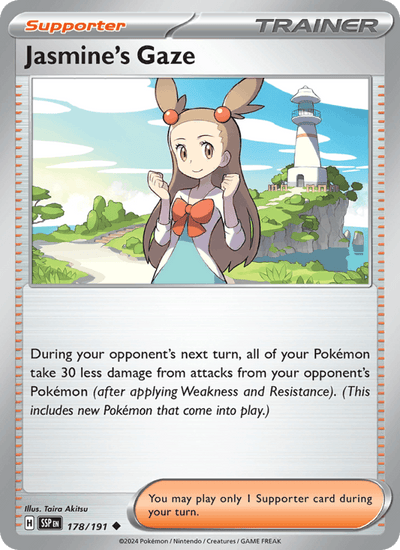 Jasmine's Gaze 178/191 Uncommon Surging Sparks Pokemon Near Mint
