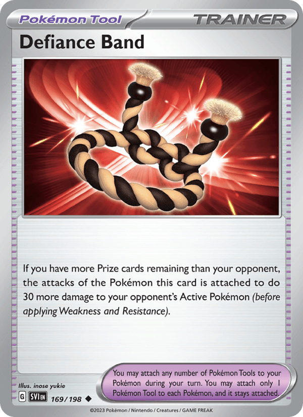 Defiance Band 169/198 Uncommon Scarlet & Violet Pokemon Near Mint