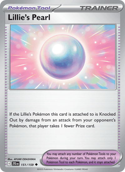 Lillie's Pearl 151/159 Uncommon Journey Together Pokemon Near Mint