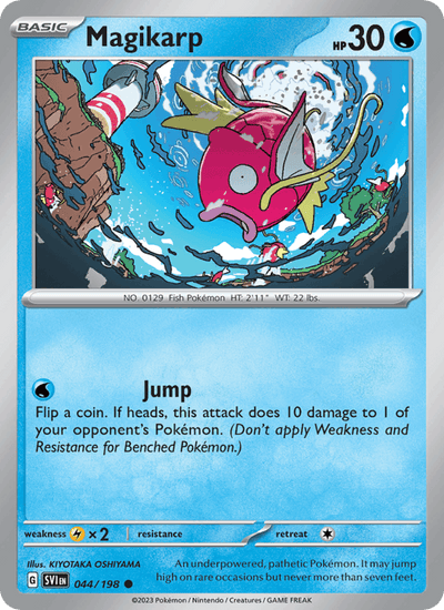 Magikarp 044/198 Common Scarlet & Violet Pokemon Near Mint