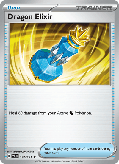 Dragon Elixir 172/191 Uncommon Surging Sparks Pokemon Near Mint