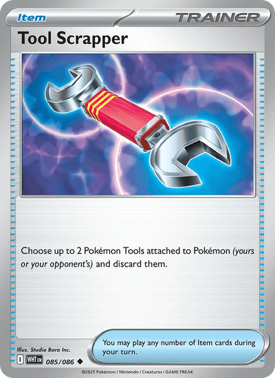 Tool Scrapper 085/086 Uncommon White Flare Pokemon Near Mint