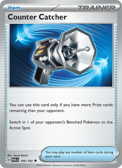 Counter Catcher 160/182 Uncommon Paradox Rift Pokemon Near Mint